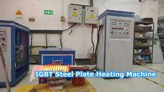 Machine de chauffage de plaque d'acier
