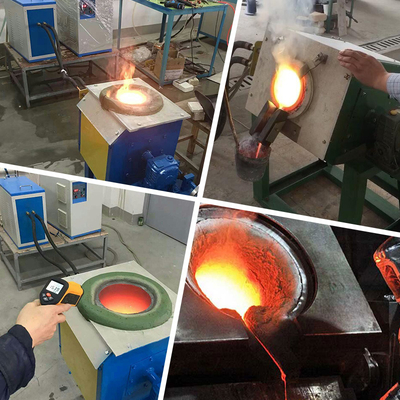 1 an de garantie four de fusion par induction pour la fusion des métaux à économie d'énergie