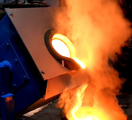 Four à induction de fusion 45 kW pour fer, acier, cuivre, or, argent